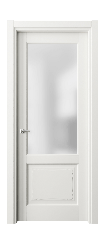 Межкомнатная дверь Toscana Elegante 6322 Бук серый Сатинированное стекло Цена 141810 сом | Volhovec