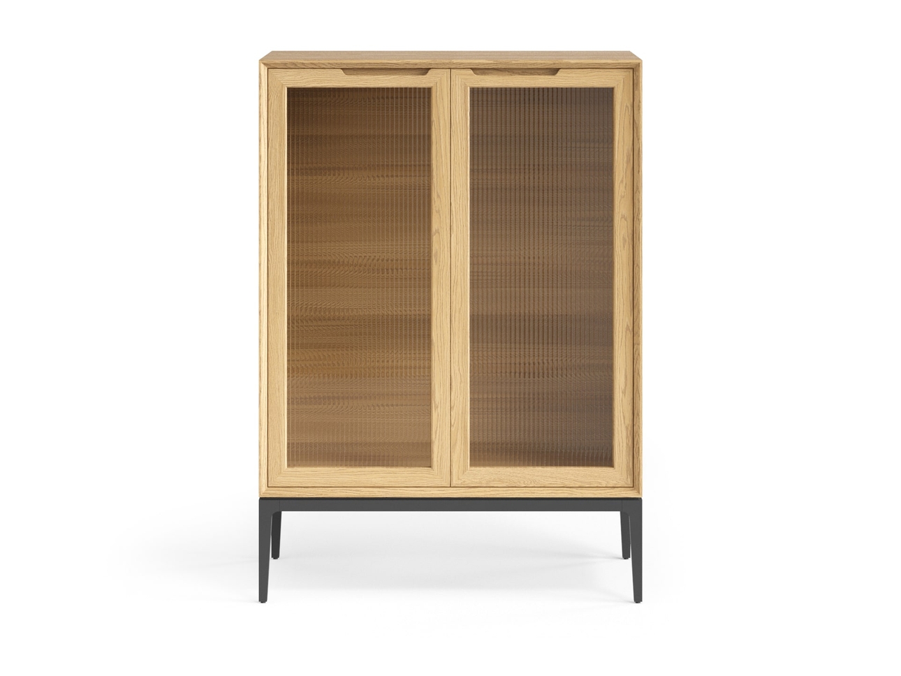 Витрина Velvet дуб соломенный матовый