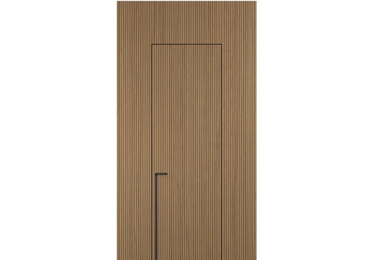 Панели для отделки стен Стеновая панель Фрезерованные Дуб миндальный матовый рифт. Цвет Дуб миндальный матовый рифт. Материал Радиальный шпон Naturwood. Коллекция Фрезерованные. Картинка.