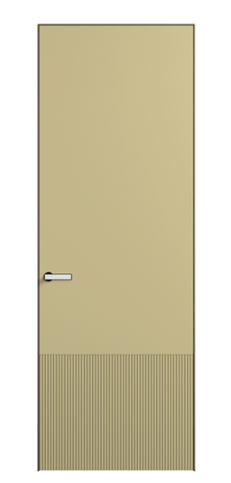 Дверь межкомнатная 8202 Слоновая кость RAL 1014. Цвет RAL Слоновая кость RAL 1014. Материал Гладкая эмаль. Коллекция Вельвет. Картинка.