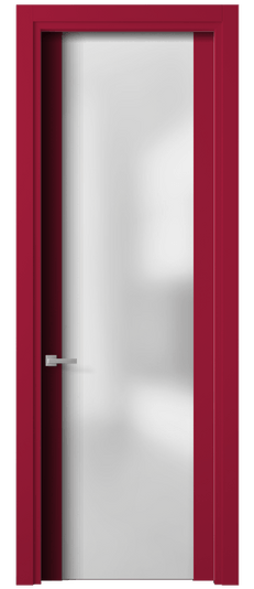Дверь межкомнатная 4114 - planum Малиново-красный RAL 3027. Цвет RAL Малиново-красный RAL 3027. Материал Гладкая эмаль. Коллекция Planum. Картинка.