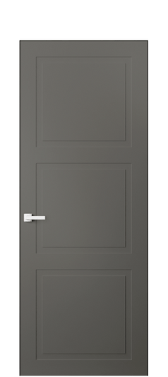 Дверь межкомнатная АКП 8003 МКЛС Матовый классический серый. Цвет Матовый классический серый. Материал Гладкая эмаль. Коллекция Нео Классик. Картинка.